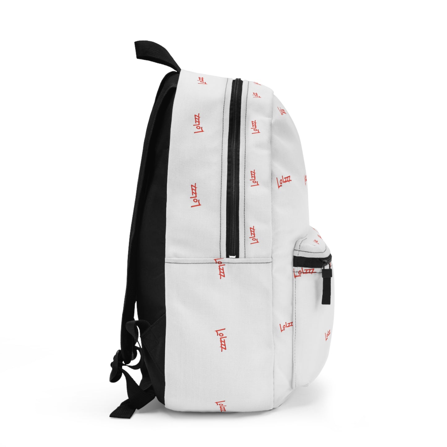 LOLZZZ White Backpack