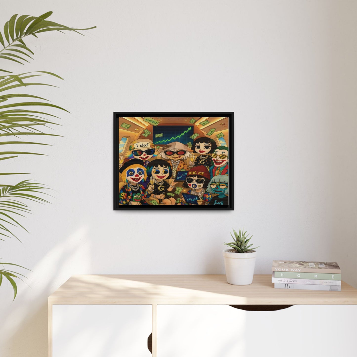 LOLZZZ Framed Canvas Art - Lolzzz Family