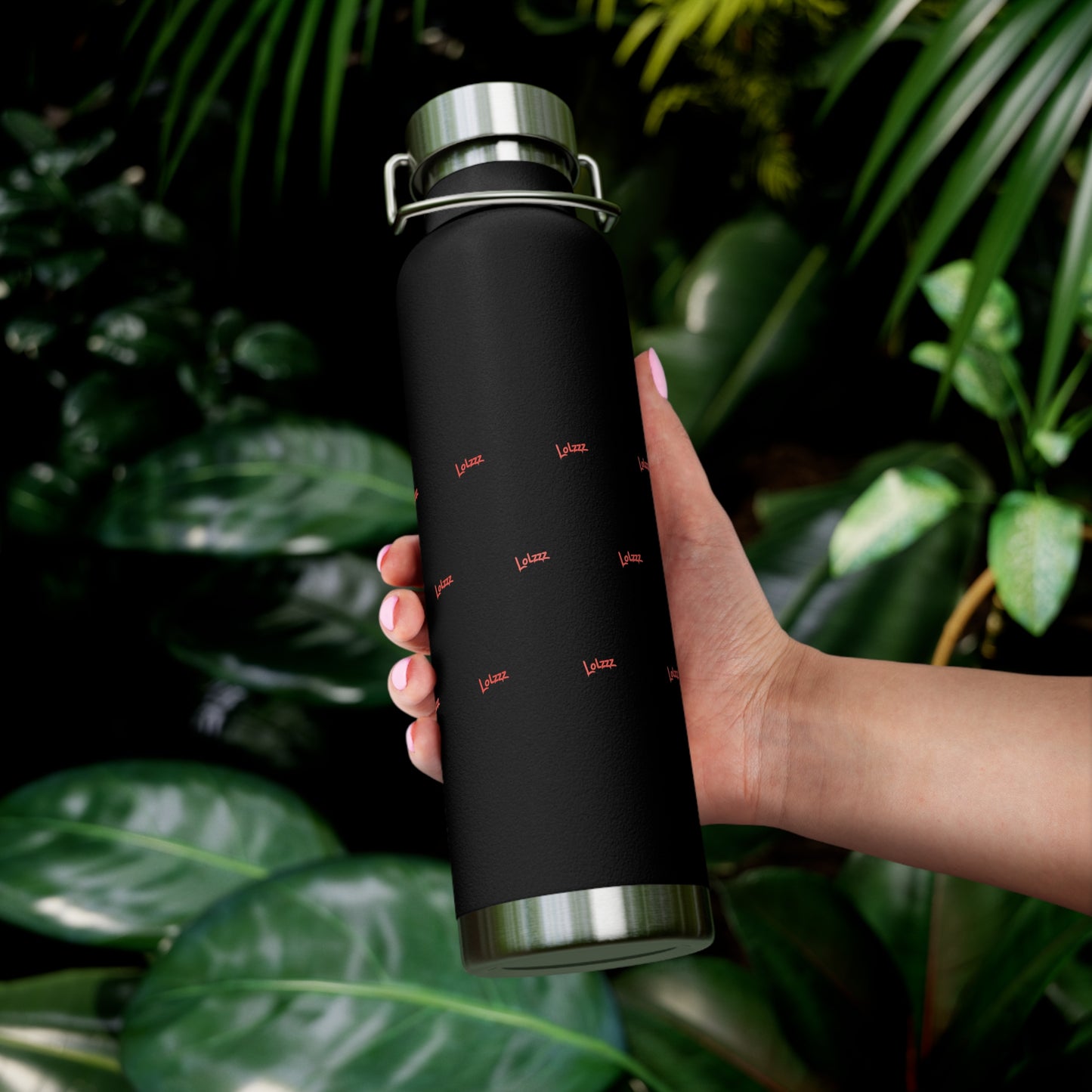 LOLZZZ 22oz Copper Insulated Water Bottle
