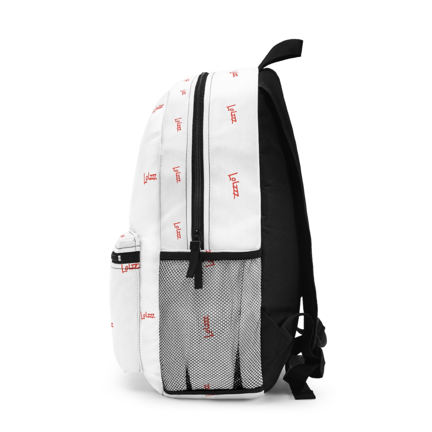 LOLZZZ White Backpack