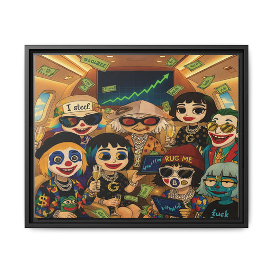 LOLZZZ Framed Canvas Art - Lolzzz Family