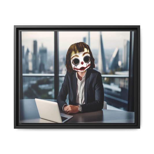 LOLZZZ Framed Canvas Art - MEME STOCK MARKET ADVISOR