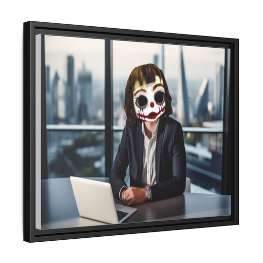 LOLZZZ Framed Canvas Art - MEME STOCK MARKET ADVISOR