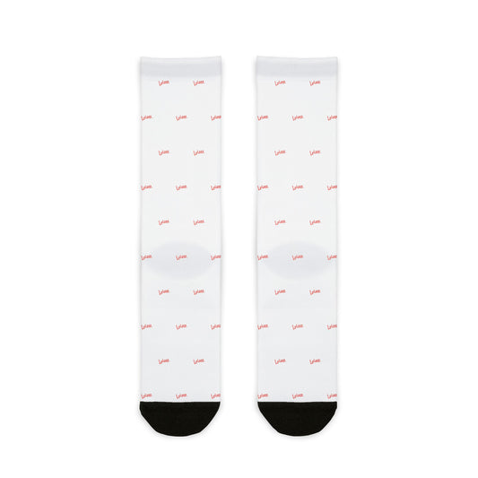 LOLZZZ Patterned Crew Socks