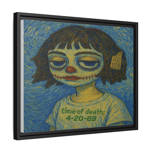 LOLZZZ Framed Canvas Art - Lolzzz Gogh