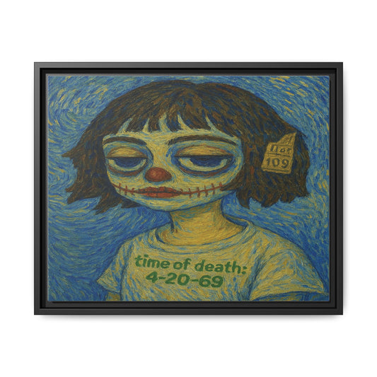 LOLZZZ Framed Canvas Art - Lolzzz Gogh