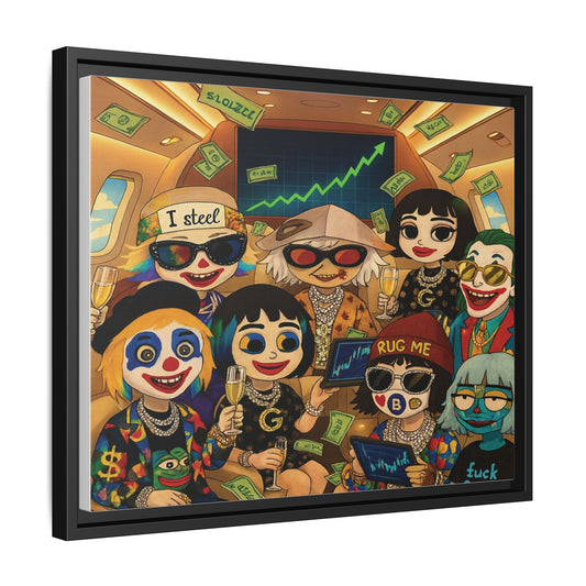 LOLZZZ Framed Canvas Art - Lolzzz Family